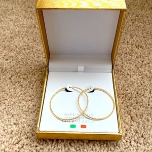 18kt Gold Plated Hoop Earrings